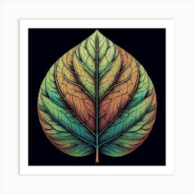 Leaf Art Art Print