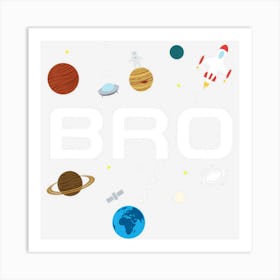 Brother Outer Space Birthday Party Art Print