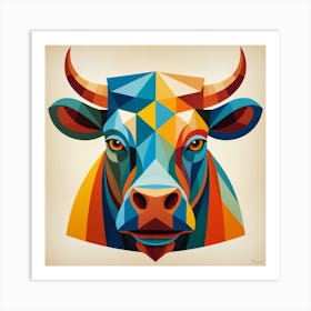 Bull Canvas Print Art Print