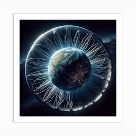 Earth'S Magnetic Field Art Print