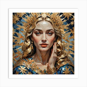 Virgin Of The Stars Art Print