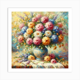 Flowers In A Vase 1 Art Print