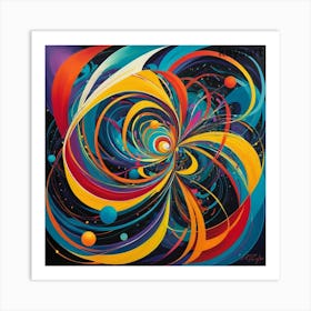 'Cosmic Spiral' Art Print
