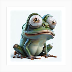 Frog-gy Art Print