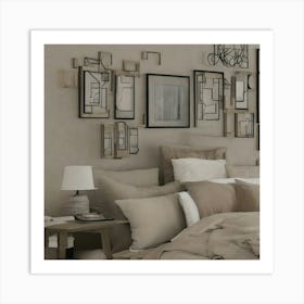 Modern Bedroom 2 Art Print