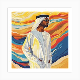 Dubai Man Art Print