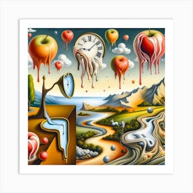 Dali'S Apples Art Print