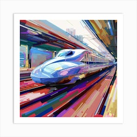 High Speed Train 3 Art Print