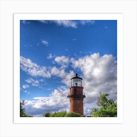 Lighthouse Gay Head  Art Print