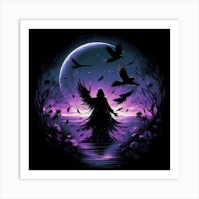 Raven Art Print