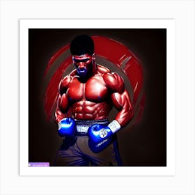 Anthony Joshua Art Print