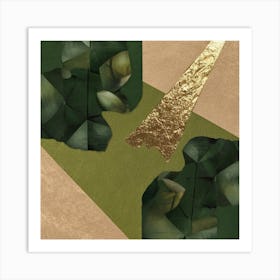 Gold Leaf 2 Art Print