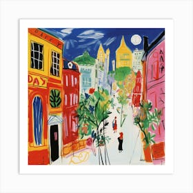 Street In Paris Art Print