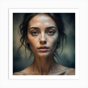 Portrait Of A Woman 72 Art Print