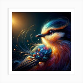 Colorful Bird 1 Art Print