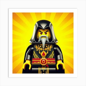 Ra’s al Ghul from Batman in Lego style 2 Art Print