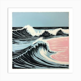 'Waves' Art Print