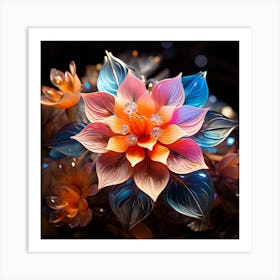 Lotus Flower Art Print