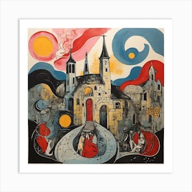 'Church In The Sky' Art Print