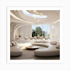 Modern Living Room 1 Art Print