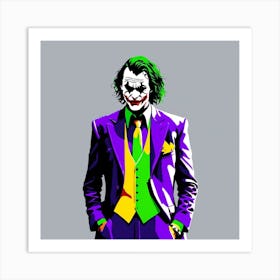 The Joker upper body portrait Art Print