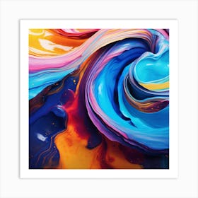 Abstract Painting 21 Art Print