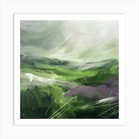 Abstract Landscape Painting 13 Art Print