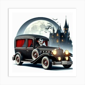 Ghost Car 3 Art Print