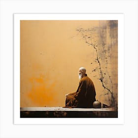 Meditation Series 02 By Csaba Fikker For Ai Art Depot 21 Art Print
