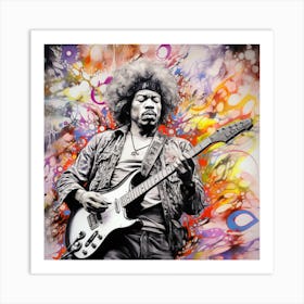 Jimi Hendrix 2 Art Print