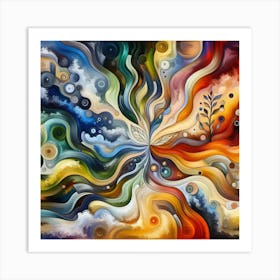 Abstract Painting 15 Art Print