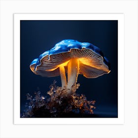 Dramatic mushroom 2 Art Print