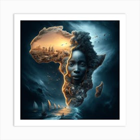 African Woman 1 Art Print