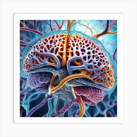 Human Brain 59 Art Print