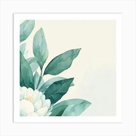 Watercolor Peony Art Print