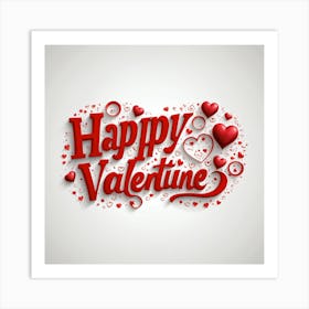 Happy Valentine'S Day 7 Art Print