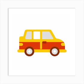 Car Icon Art Print