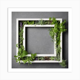 Framed Herb Garden Art Print