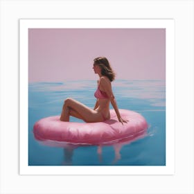 Pink Float Art Print