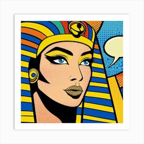 Pop Egyptian Yara Lush Art Print