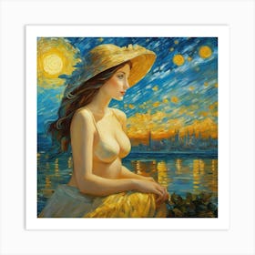 Venus At Nightfyu Art Print