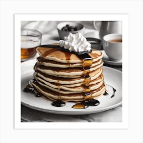 Pancakes With M1 Art Print