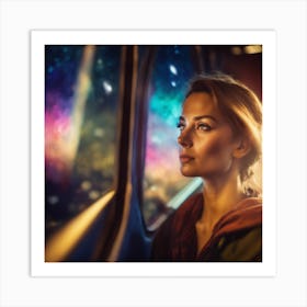 Looking Into The Universe Art Print