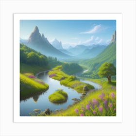 A Breathtaking Landscape Art Print