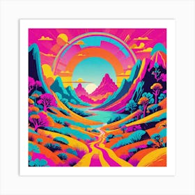 Psychedelic Art Art Print