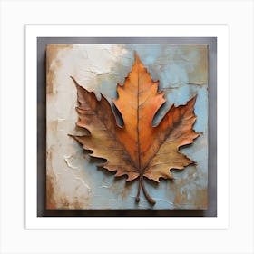 Aging leaf 2 Art Print