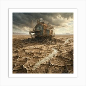 House In The Desert 10 Art Print