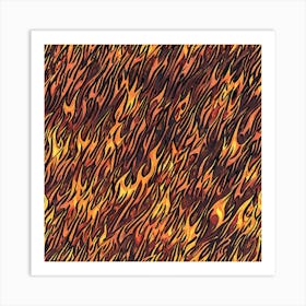 Flames 3 Art Print