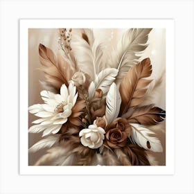 Boho Whispers of Elegance 40 Art Print