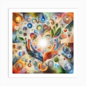 Heart Of Nature Art Print